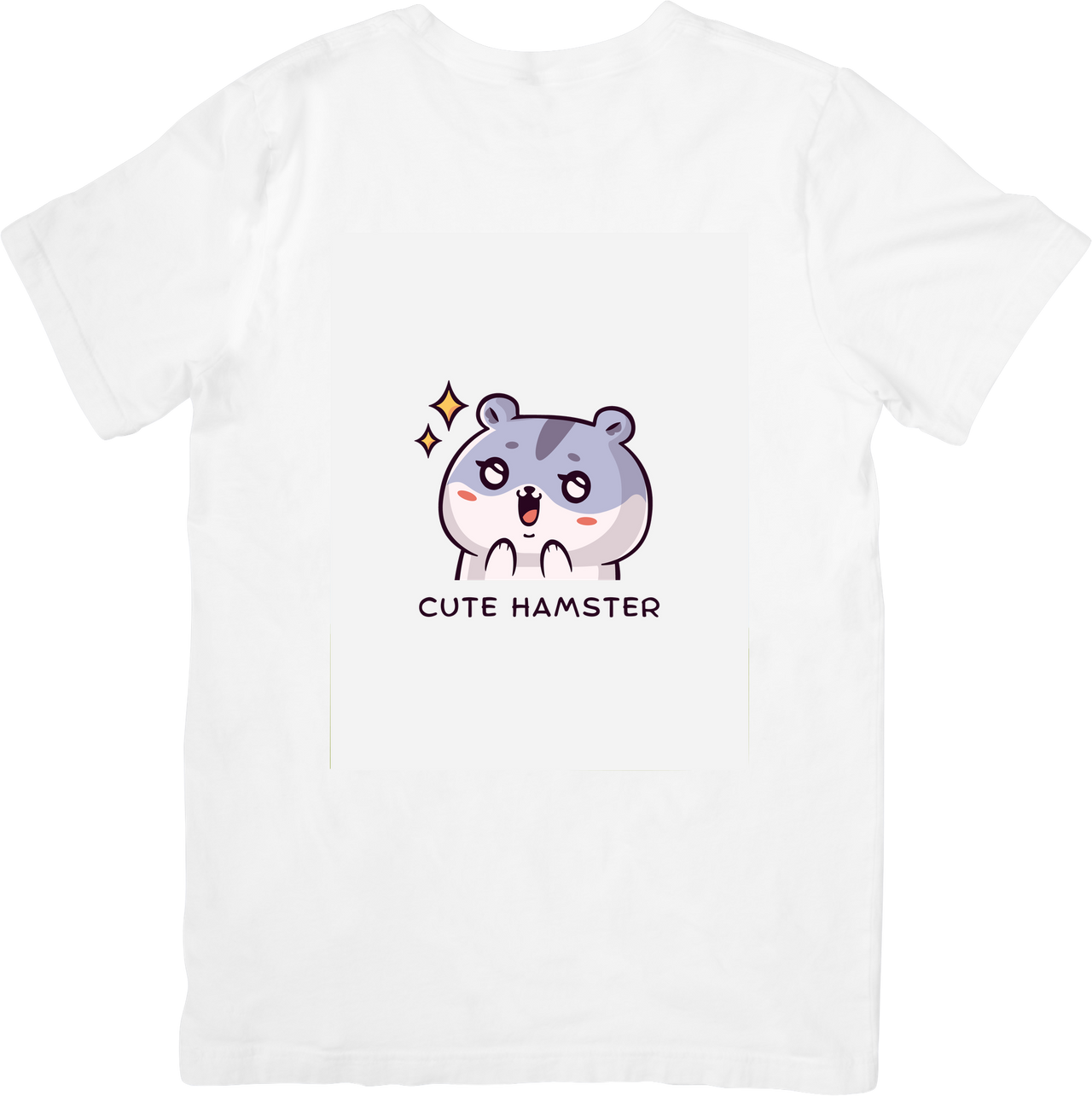Cute Hamster T-Shirt | Kawaii Animal Graphic Tee | Kids Gift