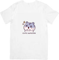 Thumbnail for Cute Hamster T-Shirt | Kawaii Animal Graphic Tee | Kids Gift