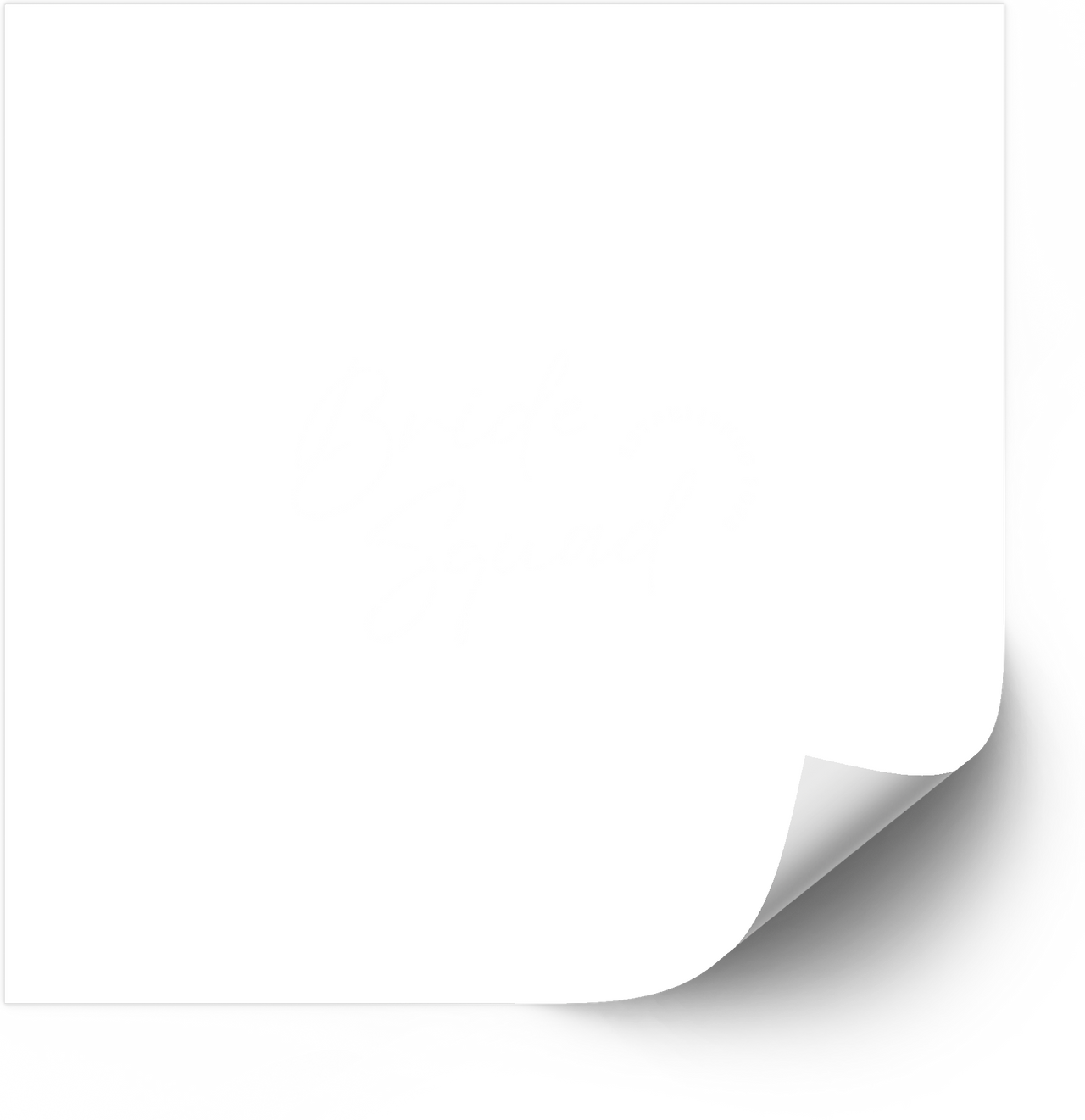 Blank White Sticker | Minimalist Clean Simple Vinyl Decal