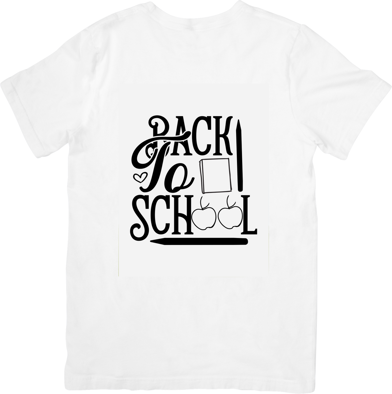 Back To School Typography T-Shirt | Minimalist Teacher Student Graphic Tee | School Gift