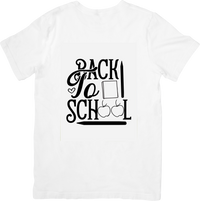 Thumbnail for Back To School Typography T-Shirt | Minimalist Teacher Student Graphic Tee | School Gift