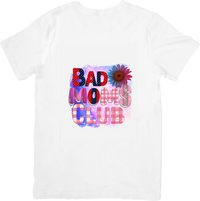 Thumbnail for Bad Moms Club Sunflower T-Shirt | Boho Floral Retro Graphic Tee | Mom Gift