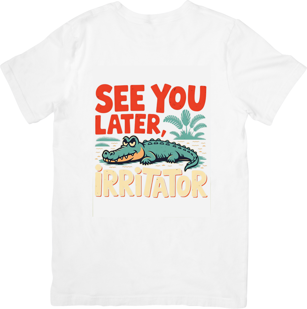 See You Later Irritator Alligator T-Shirt | Funny Retro Animal Graphic Tee
